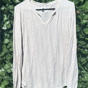 CAbi Cream Long Sleeve Top